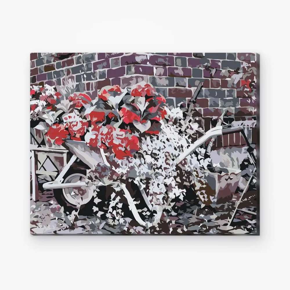 Pintar por Números - Hortensia