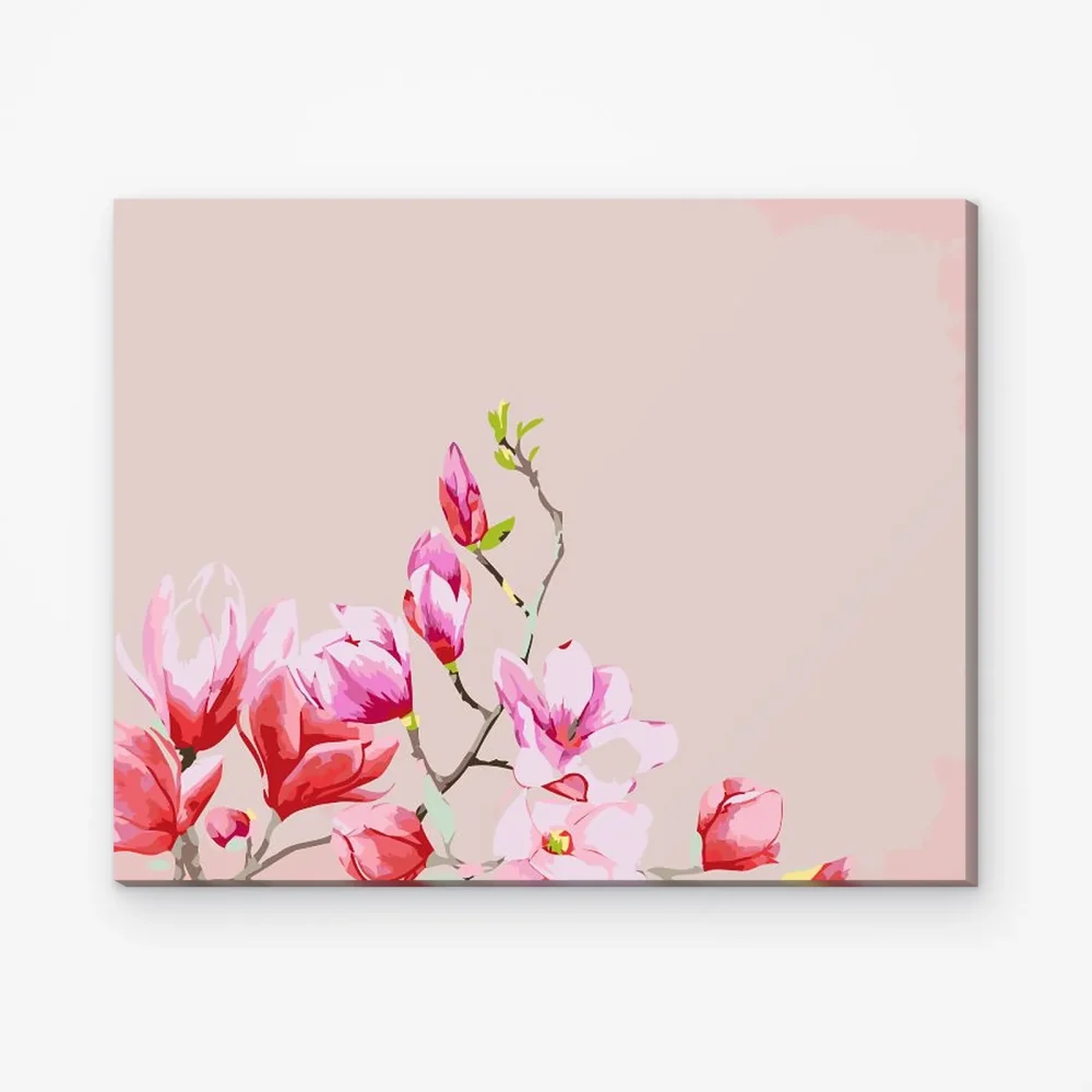 Pintar por Números - Magnolias