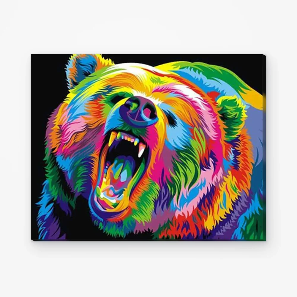 Pintar por Números - Oso