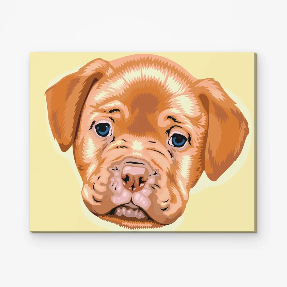 Pintar por Números - Pequeño cachorro