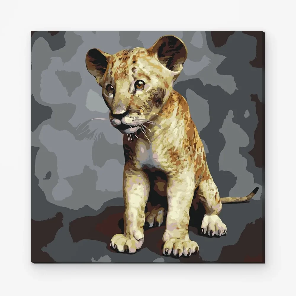 Pintar por Números - Pequeño Simba