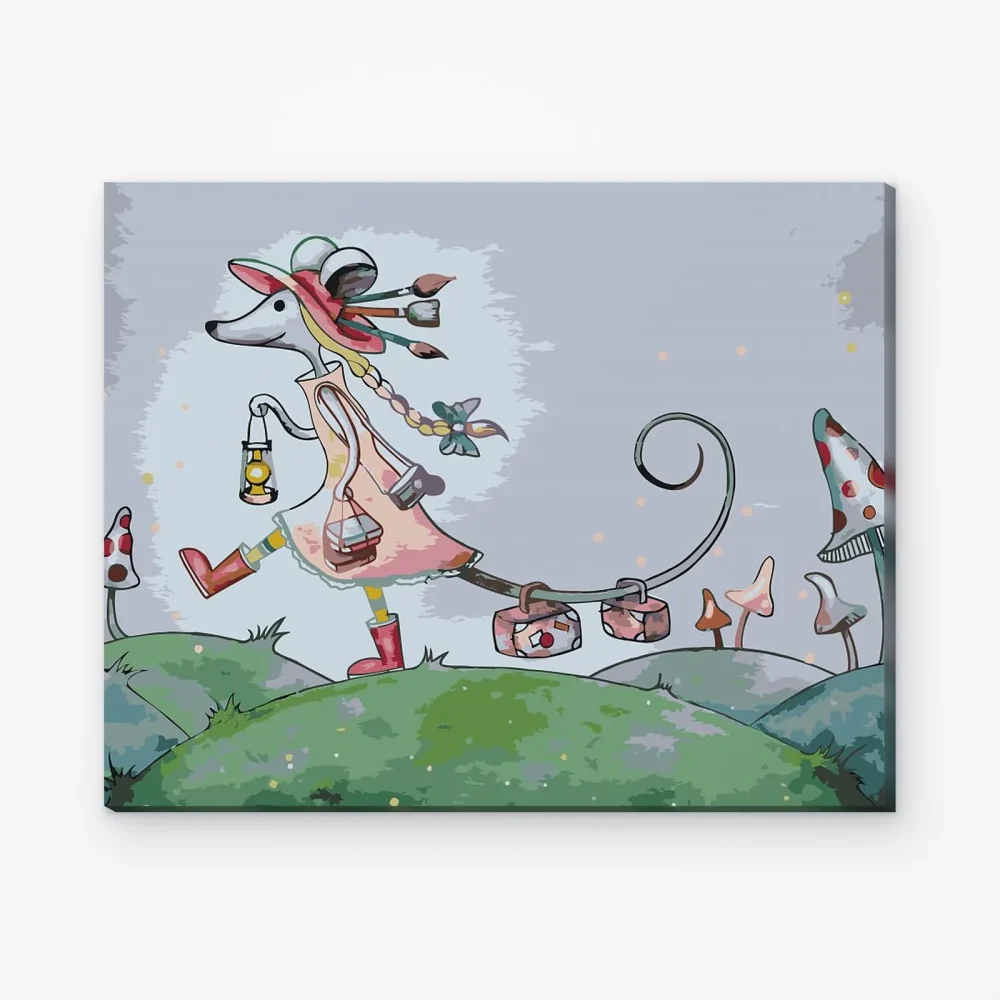 Pintar por Números - Ratón de cuento