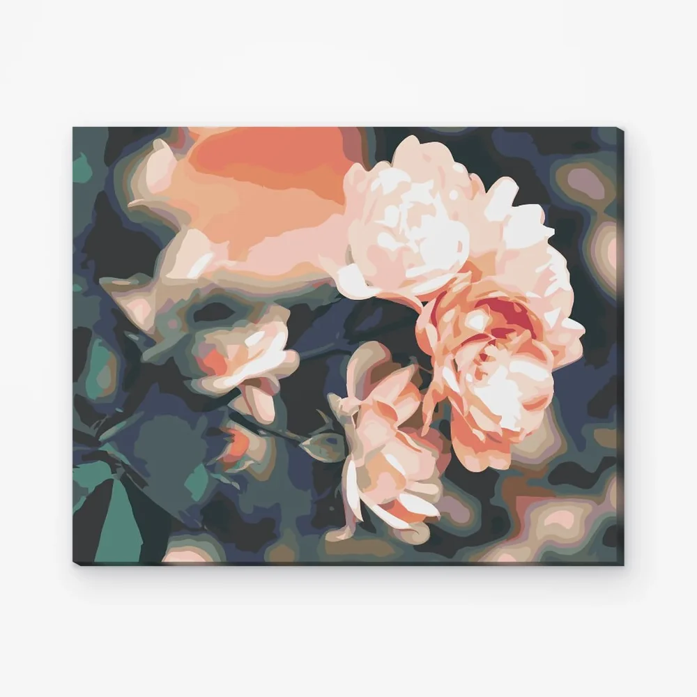 Pintar por Números - Rosas