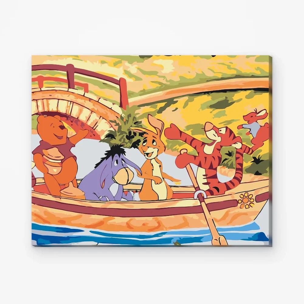 Pintar por Números - Winnie the Pooh y sus amigos