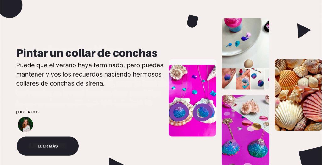 Pintura collar de conchas