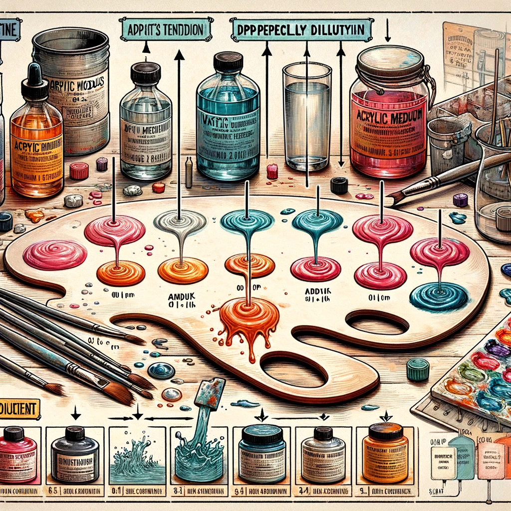 Aprende a ajustar la consistencia de tu pintura acrílica diluyéndola de manera adecuada. Descubre cómo lograr la consistencia perfecta para tus pinceladas y técnicas artísticas.