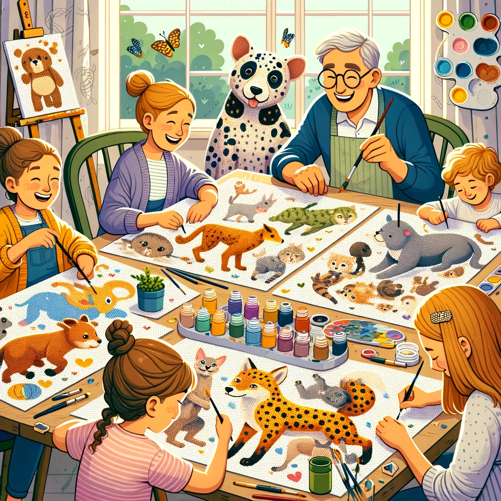 Conviértete en un artista en poco tiempo al pintar animales por números.