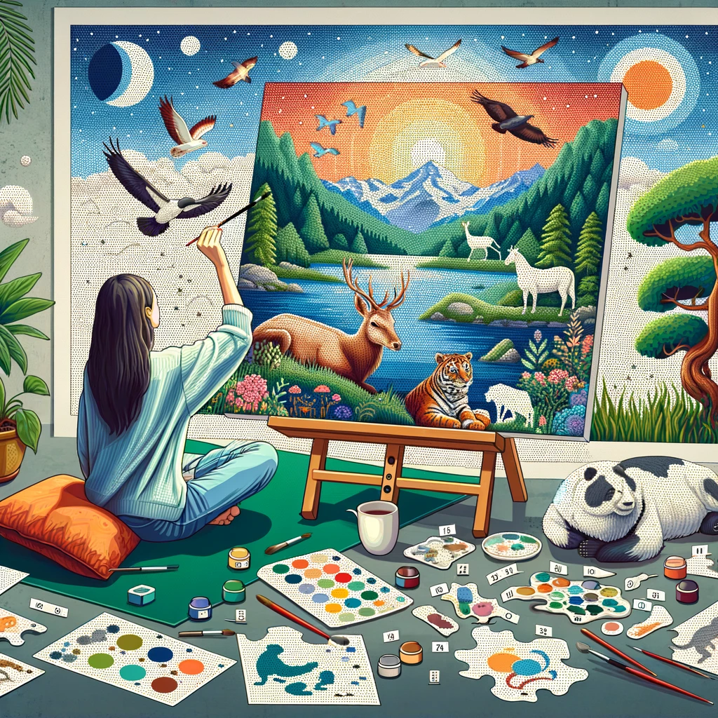 Encuentra los kits de pintura por números más populares y emocionantes con diseños de animales asombrosos.