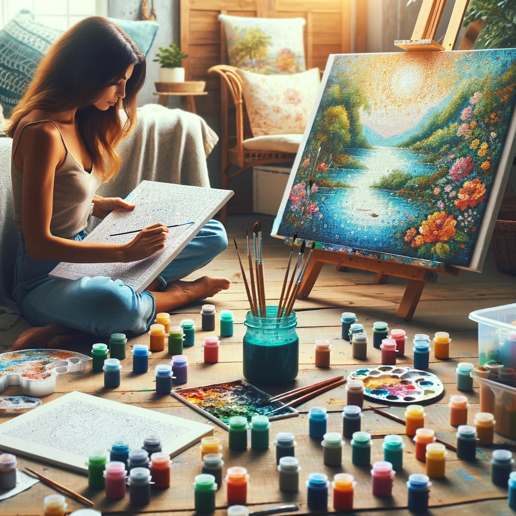 Beneficios sorprendentes de la terapia de pintar por números