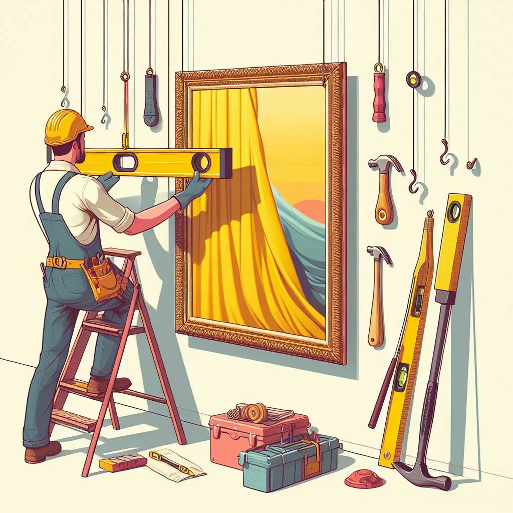 Calcula la altura ideal para colgar tu pintura