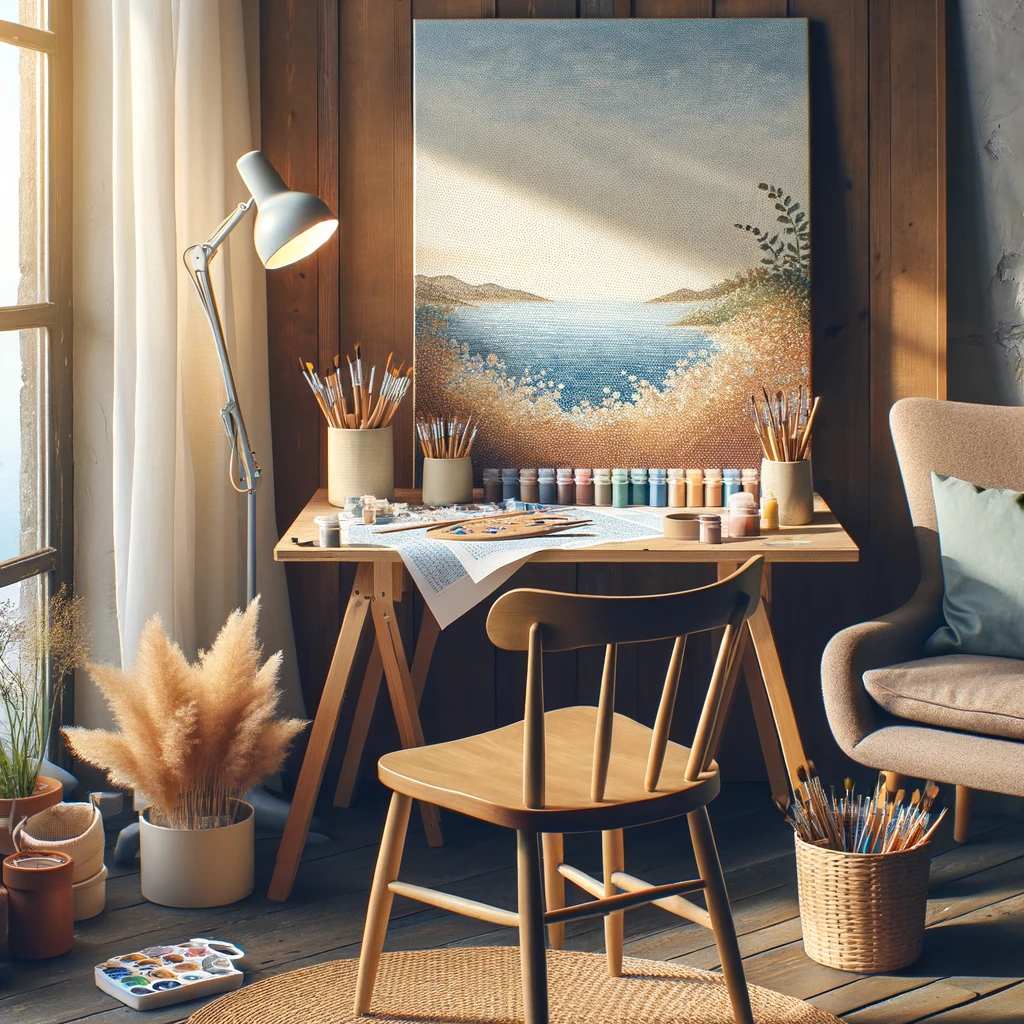 Desafío de encontrar el tiempo adecuado para pintar por números