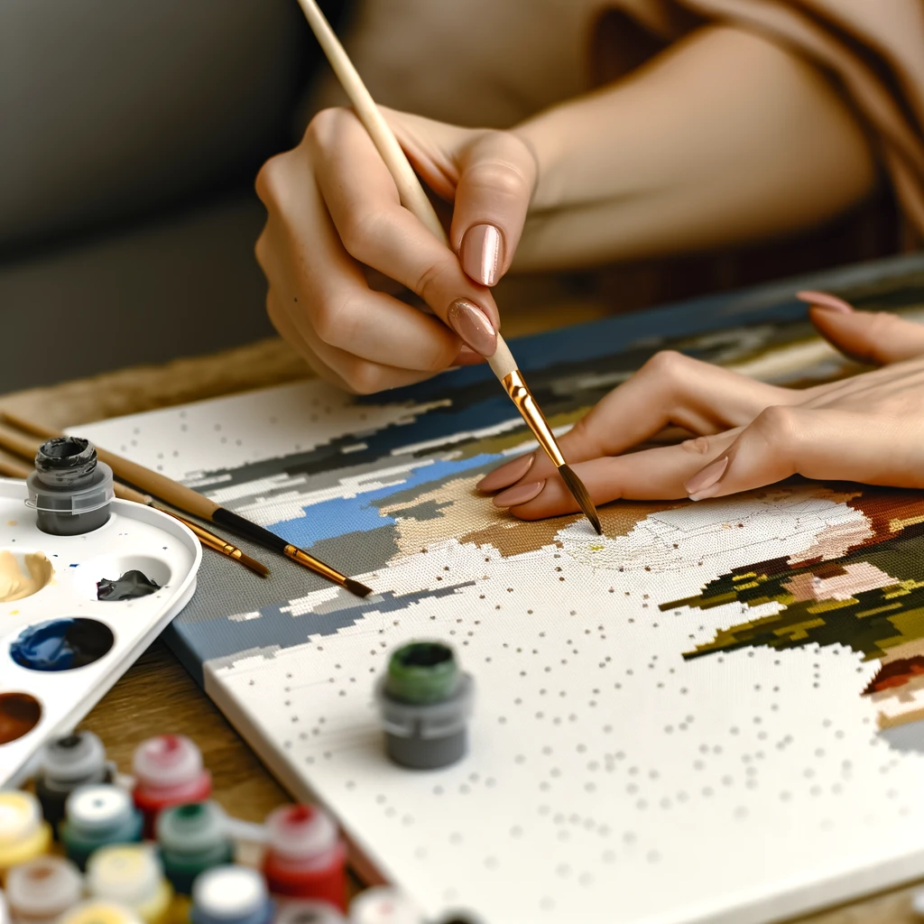 Descubre cómo crear una decoración de pared única y sofisticada con pinturas por números