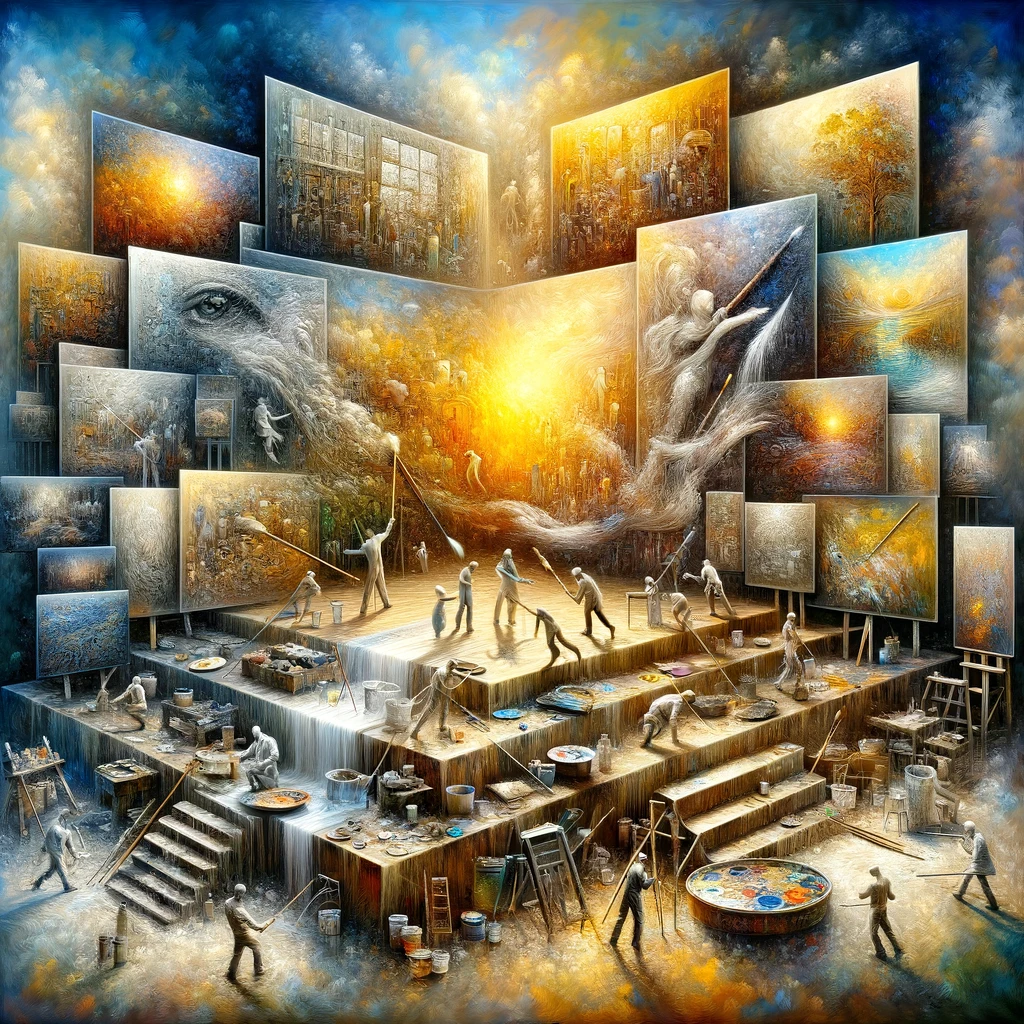 Elige los colores correctos que resalten tu obra.