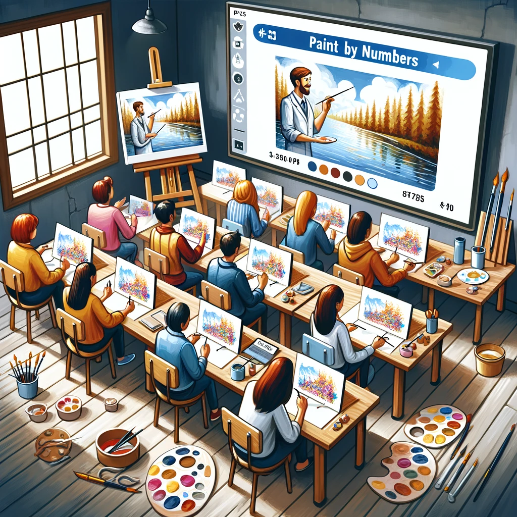 Encuentra apoyo y motivación en una comunidad en línea de pintura por números