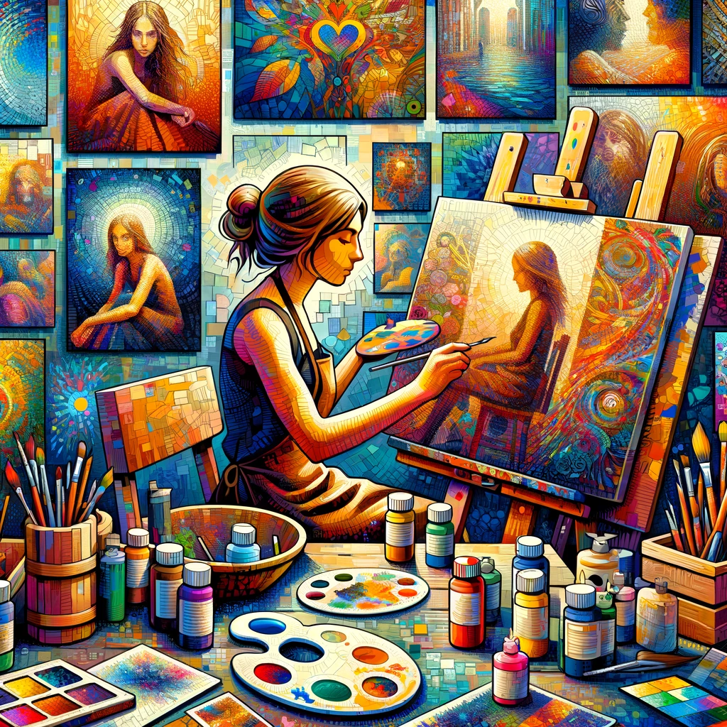 Explora diferentes estilos y enfoques para darle vida a tus obras de arte.