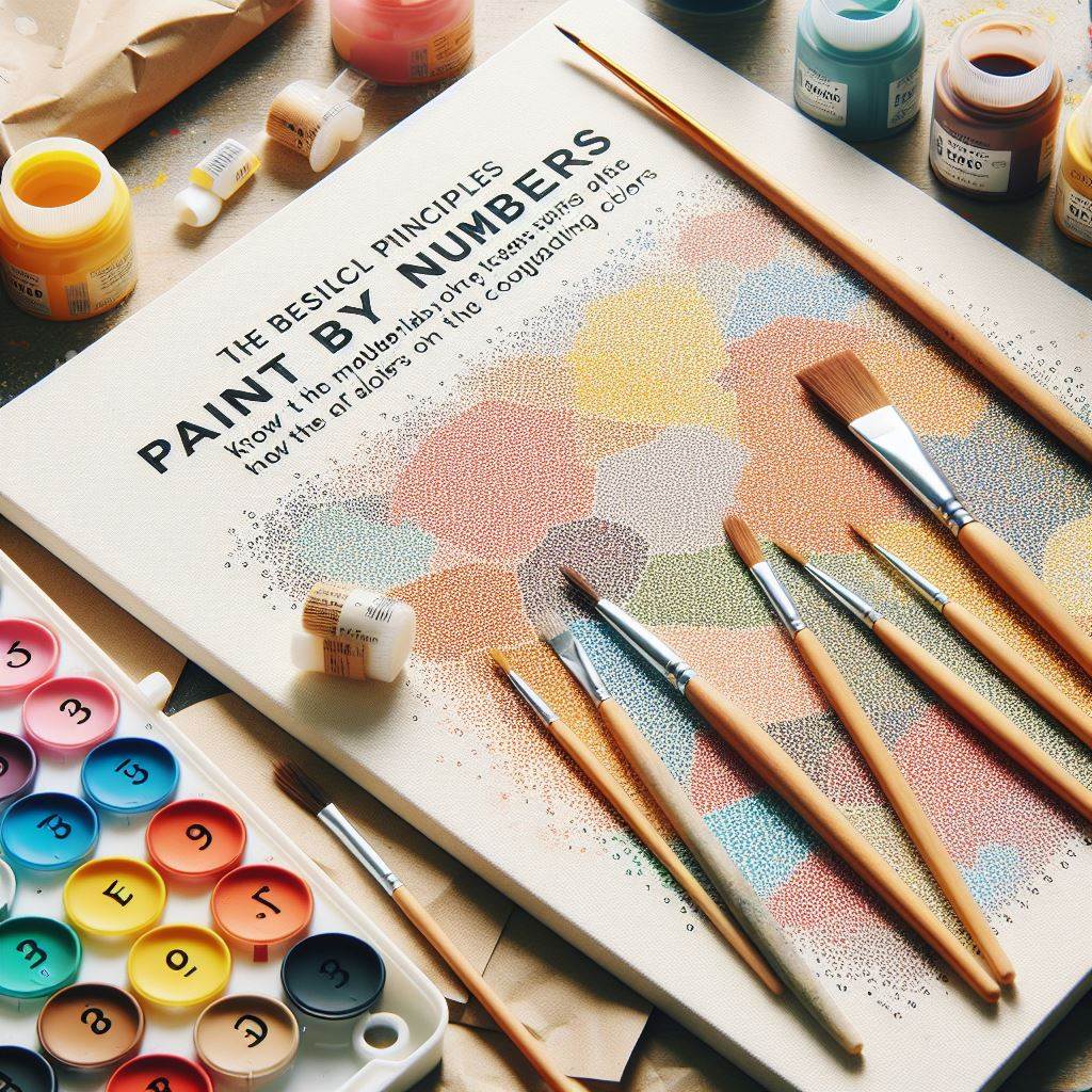 Los materiales necesarios para comenzar a pintar por números