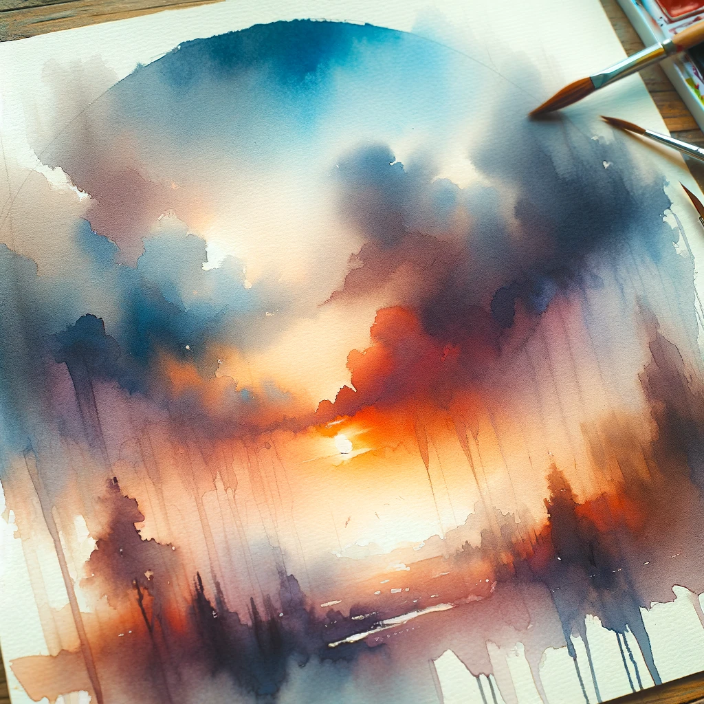 Pincel seco para efectos de degradado y difuminado en tus acuarelas.