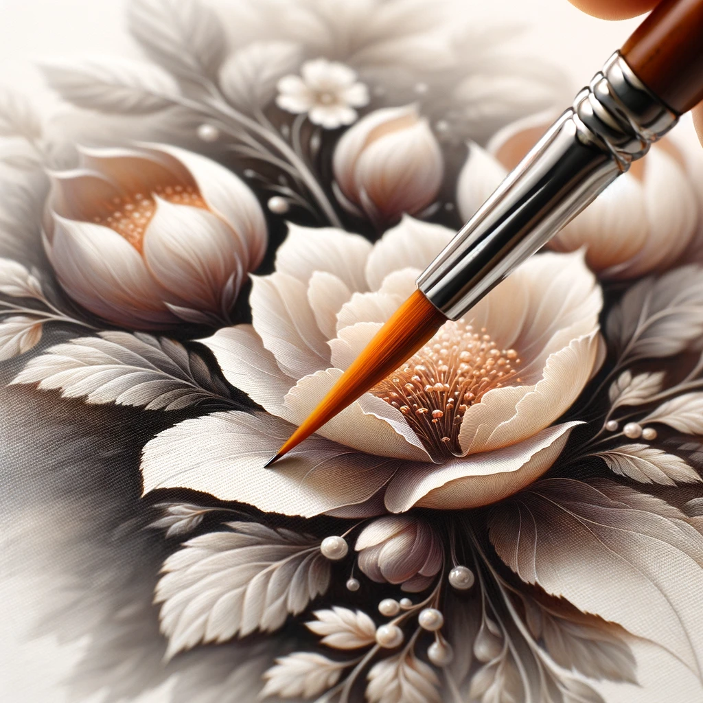 Pinceladas finas para detalles precisos y delicados en tus composiciones.