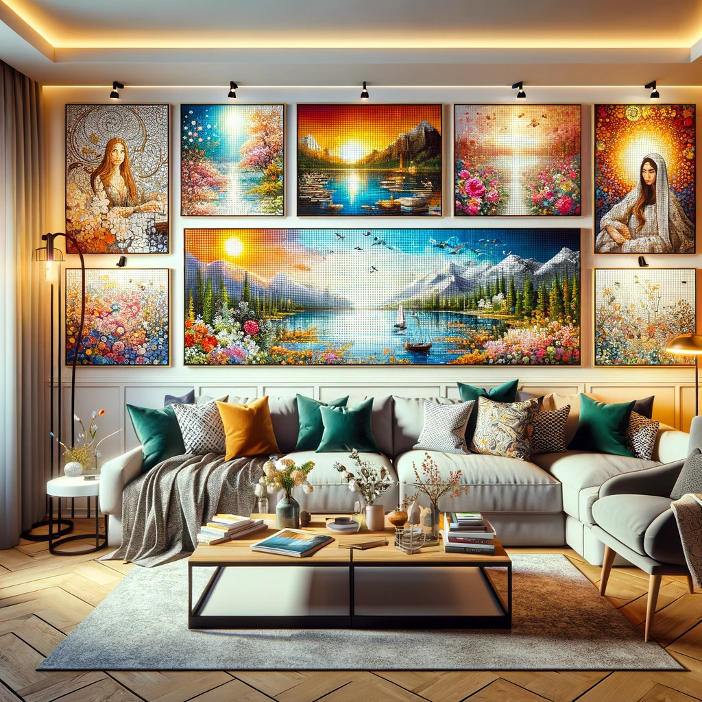Transforma tu sala de estar en un lienzo de arte con pinturas por números
