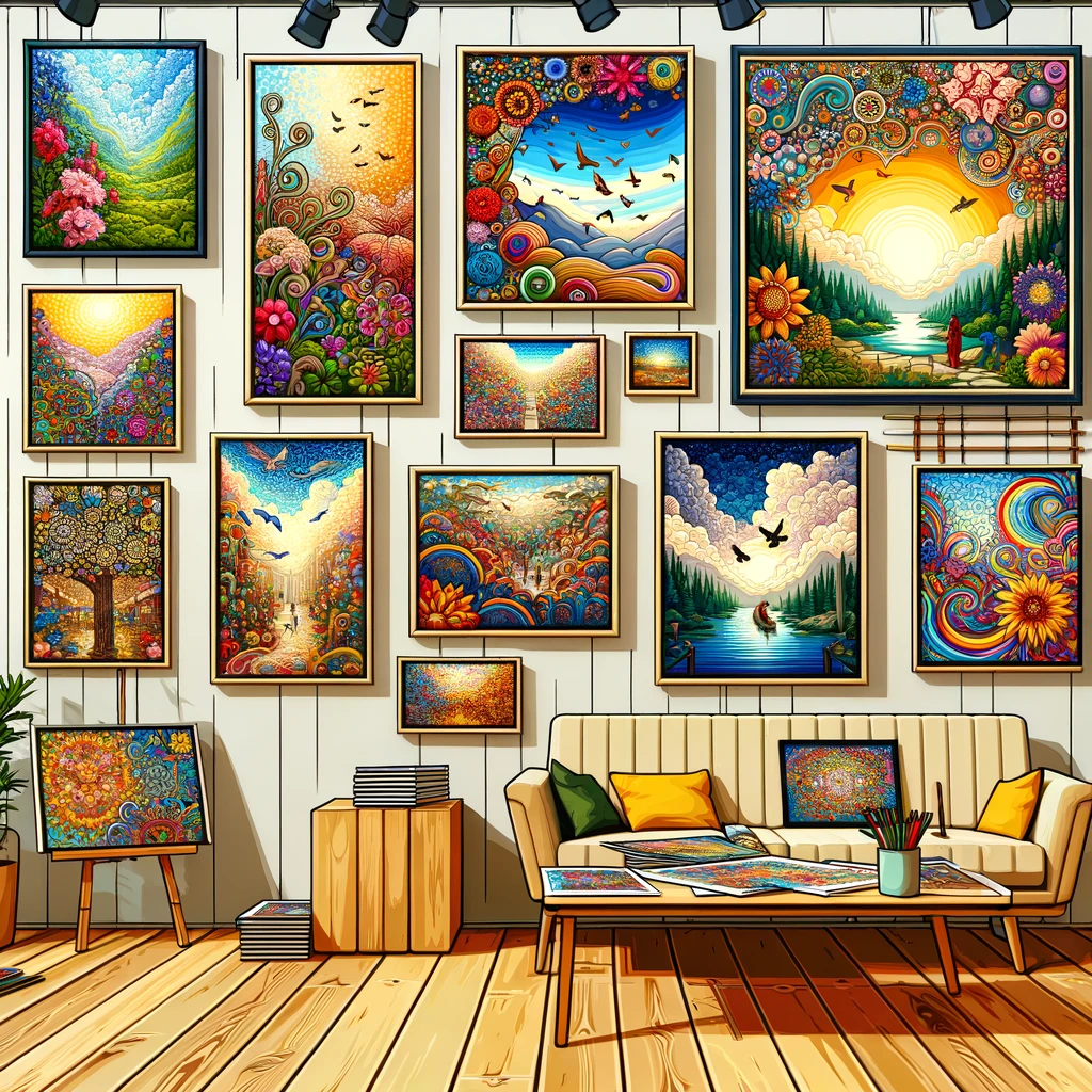 ¡Descubre cómo enmarcar tus cuadros pintados por números y darles un aspecto profesional!