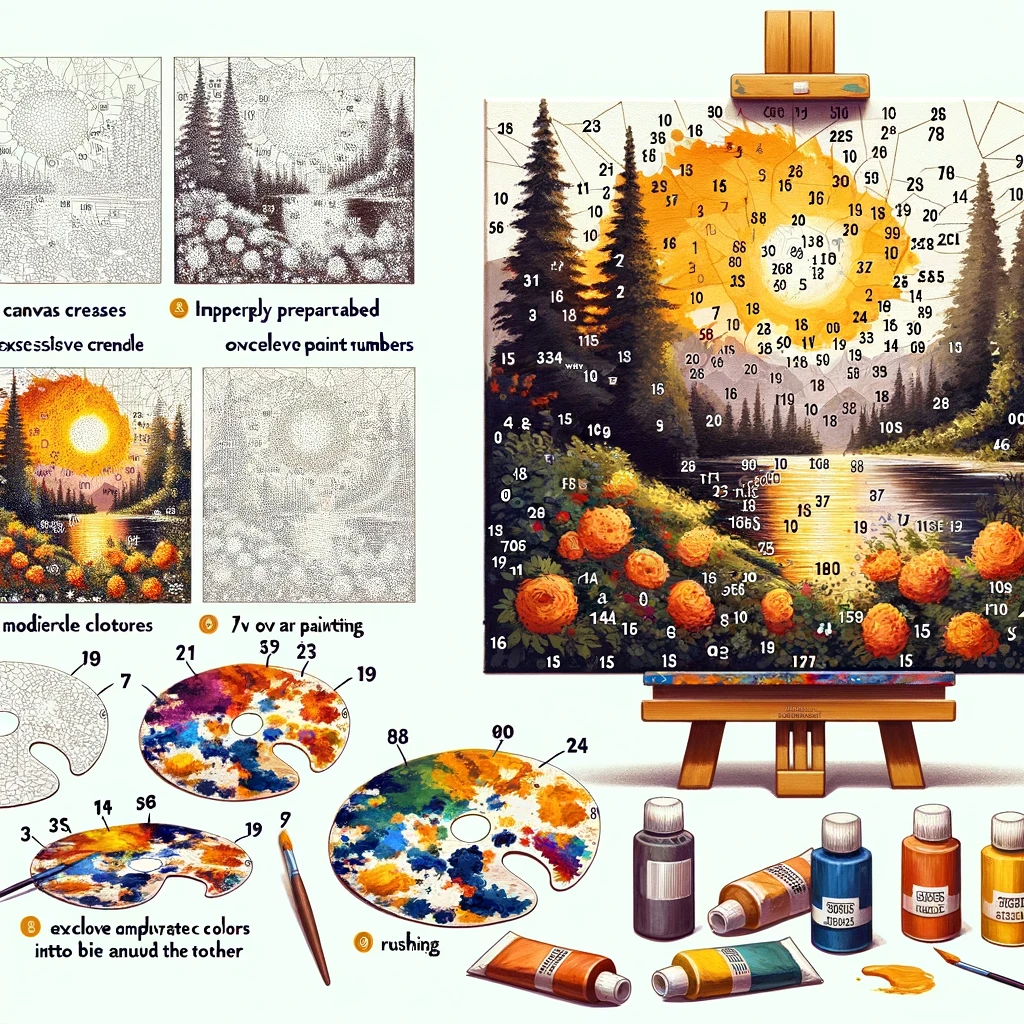 ¡Descubre los errores más comunes al pintar por números y cómo solucionarlos!
