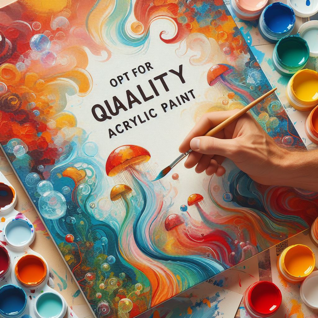Conoce las características de una pintura acrílica de calidad superior