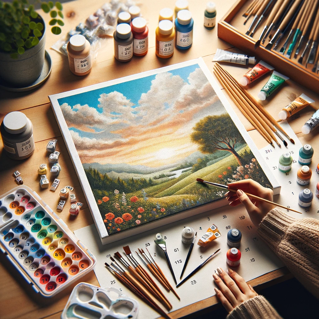 Descubre los materiales esenciales que necesitas para pintar por números.