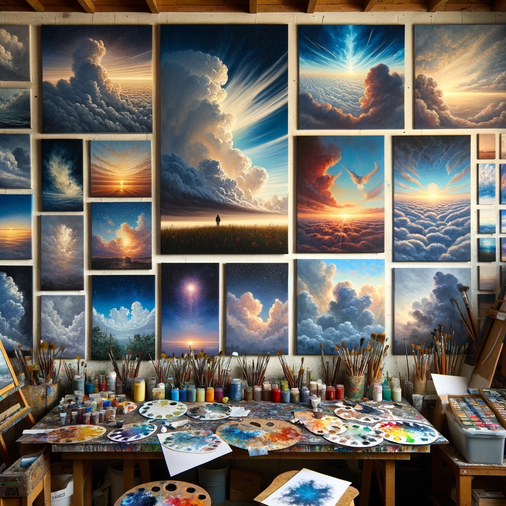 Desde los maestros antiguos hasta los pintores contemporáneos, sumérgete en la fascinante evolución de la representación de las nubes en la pintura.