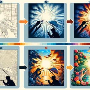 Diferentes niveles de dificultad en las pinturas por números