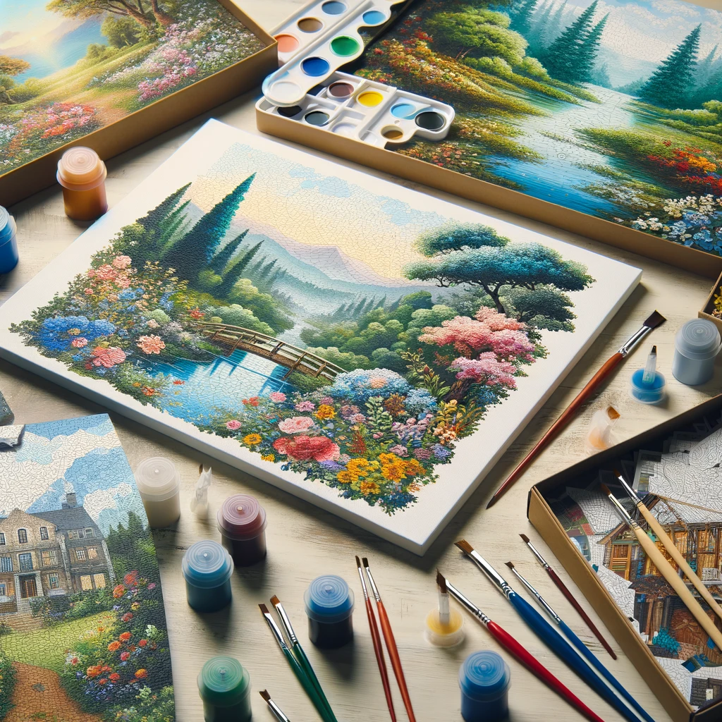 Obtén un kit de pintura por números de tu elección