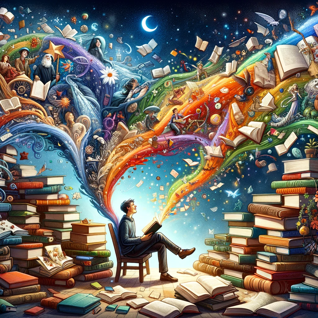 Sumérgete en el mundo de la lectura y deja que tu imaginación vuele.