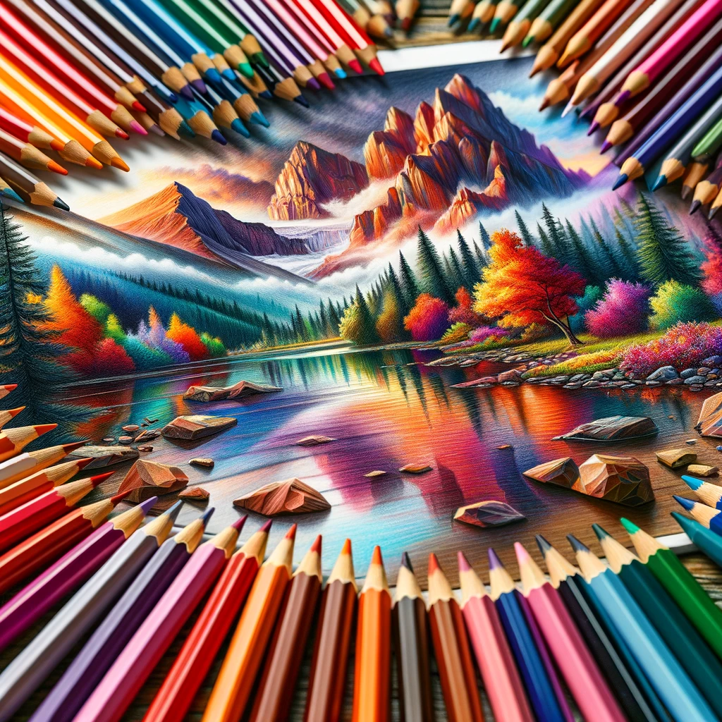 Técnicas de pintura con lápices de colores