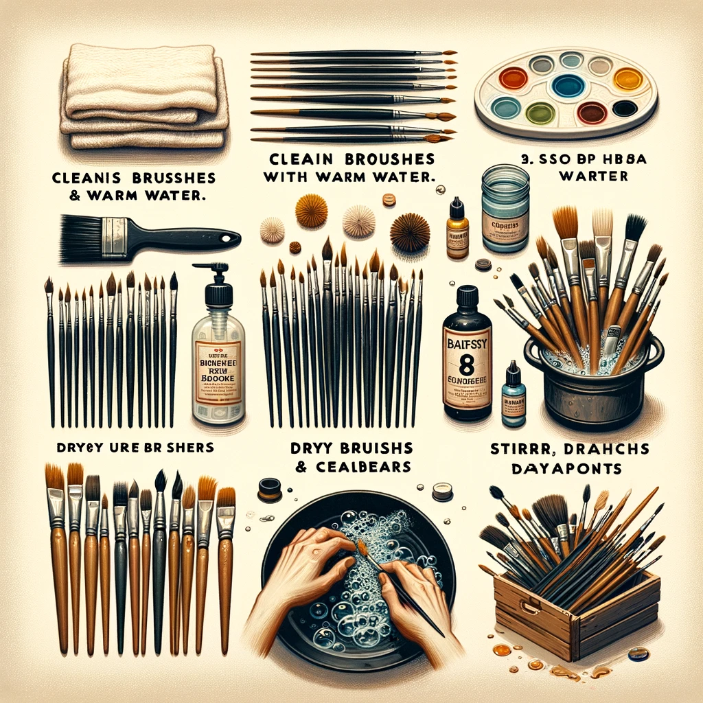¡Descubre cómo mantener tus pinceles y pinturas en perfectas condiciones!