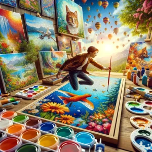 ¡Descubre si pintar por números es un desafío para ti!