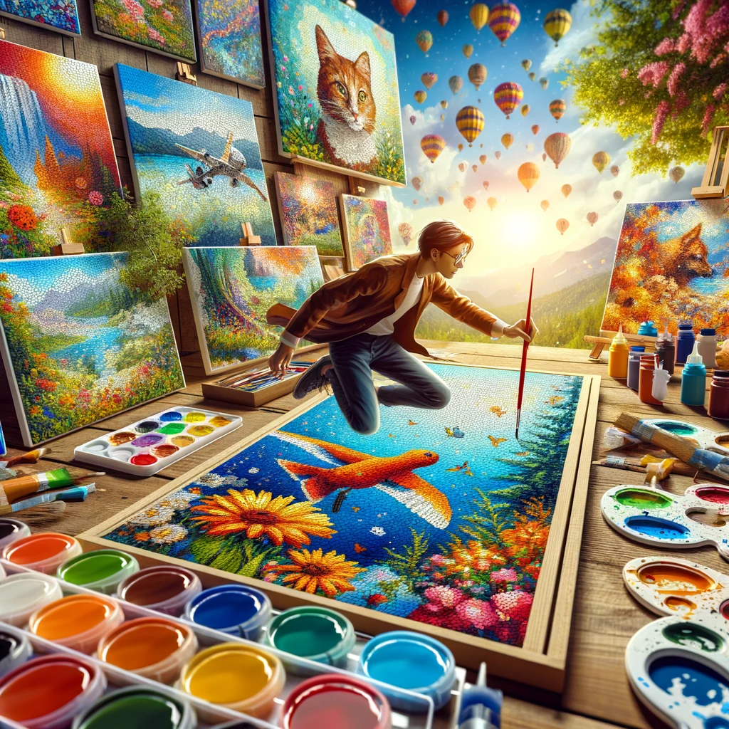 ¡Descubre si pintar por números es un desafío para ti!