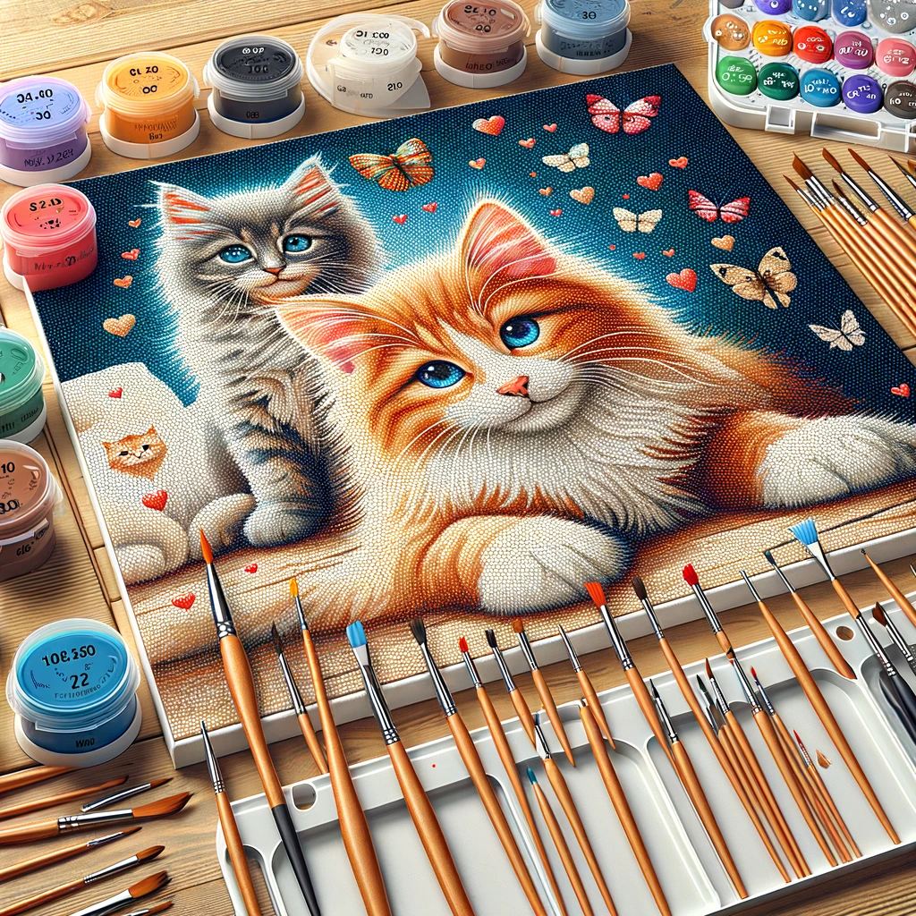 Estos paquetes de pintura por números te permitirán expresar tu pasión por estos adorables animales a través del arte.