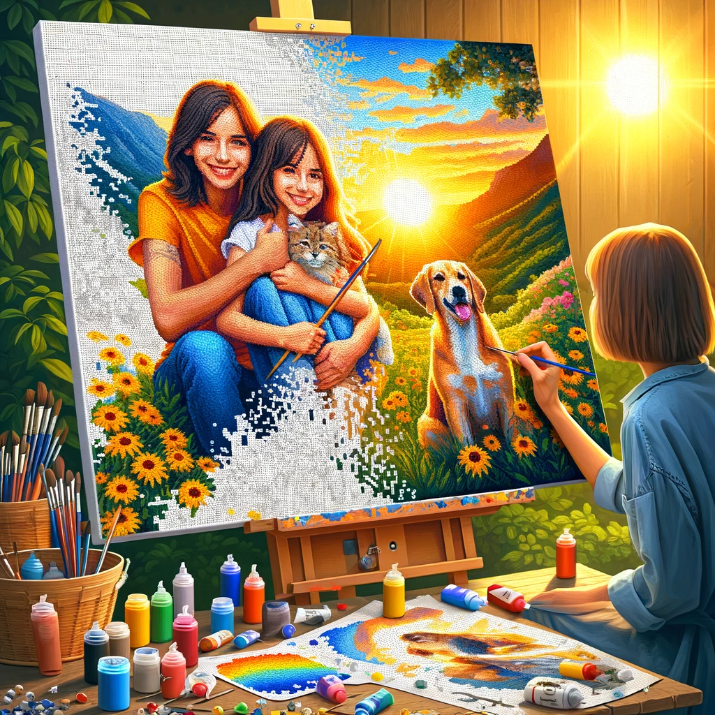 Los beneficios terapéuticos de pintar por números personalizados.