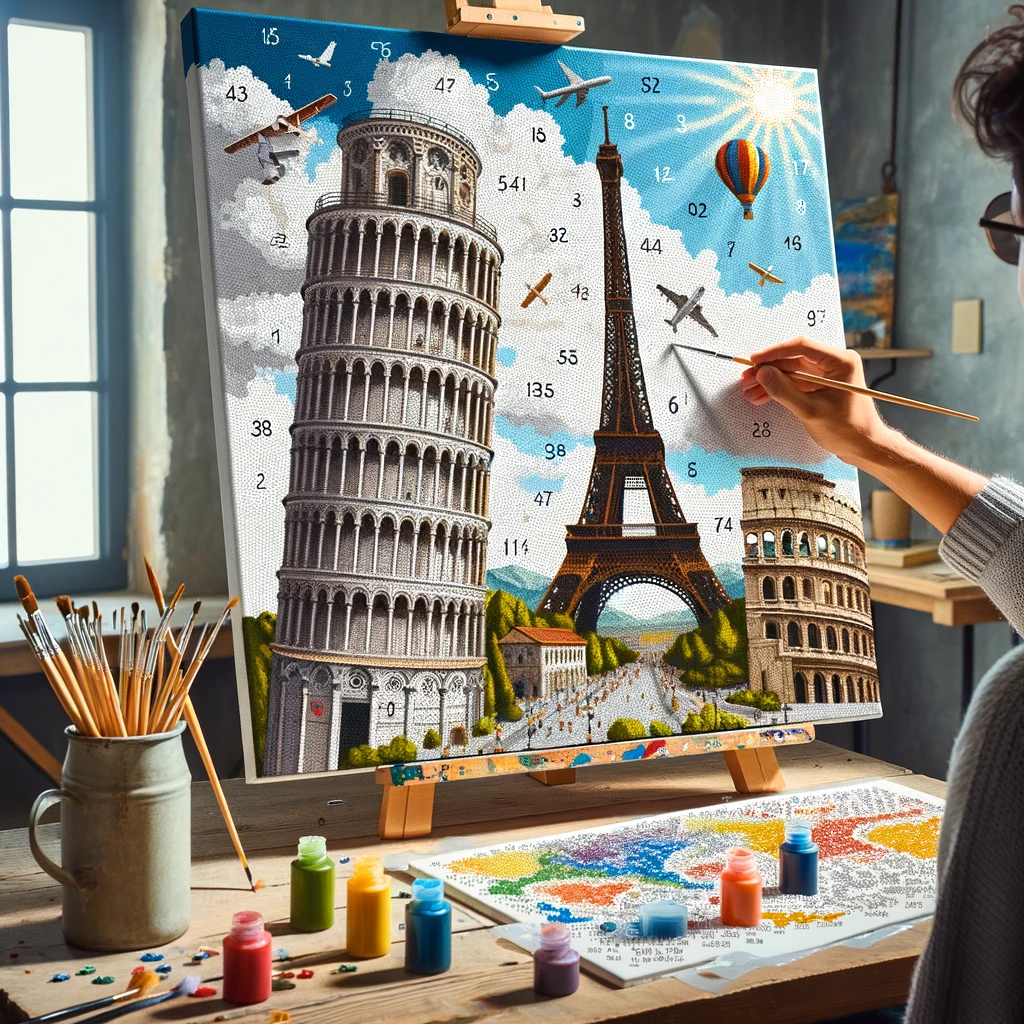 Descubre los secretos de la historia a través de pintar por números