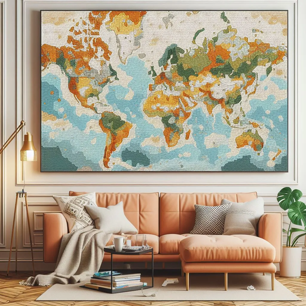 Ideas creativas para integrar la pintura por números en la decoración de tu hogar