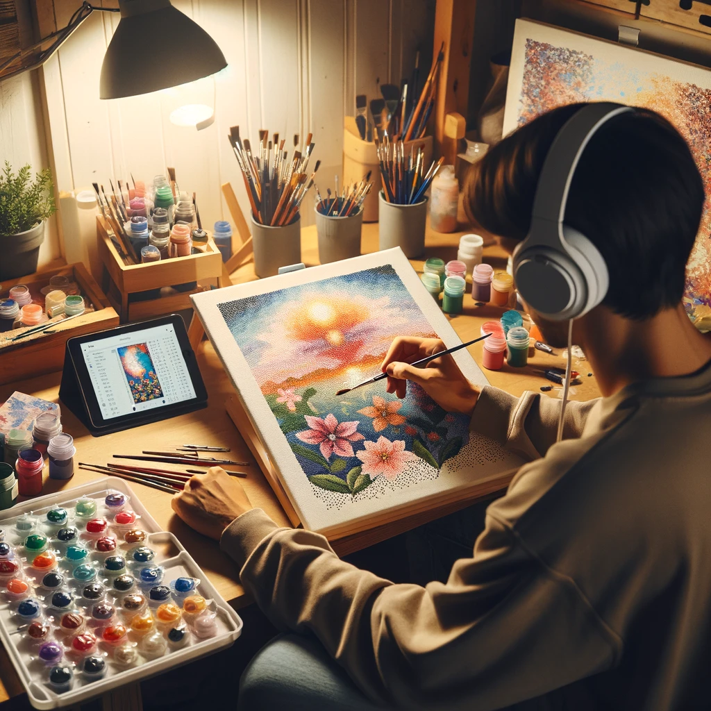 Música para inspirarte mientras pintas por números