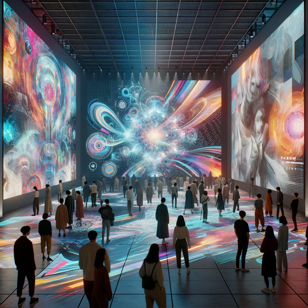 Los elementos clave del arte abstracto: color, forma y textura