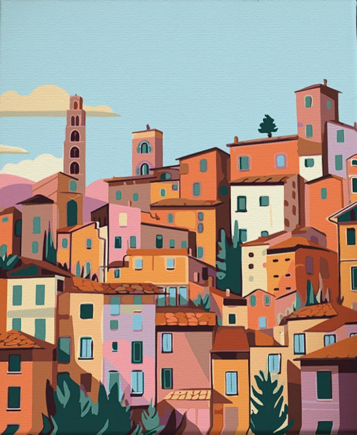 Pintar por Números - Clúster Toscano