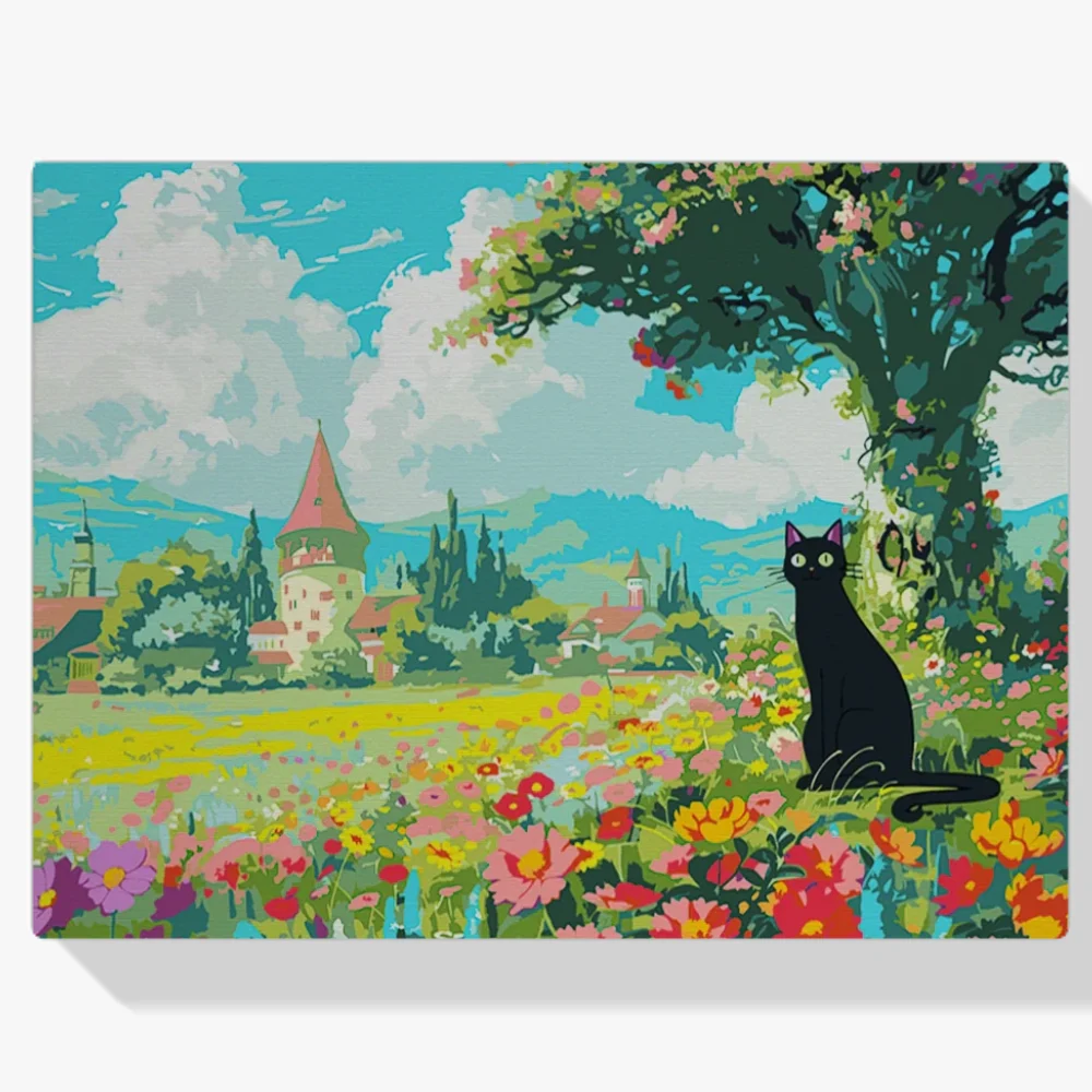 Pintar por Números - Día libre del Gato Negro