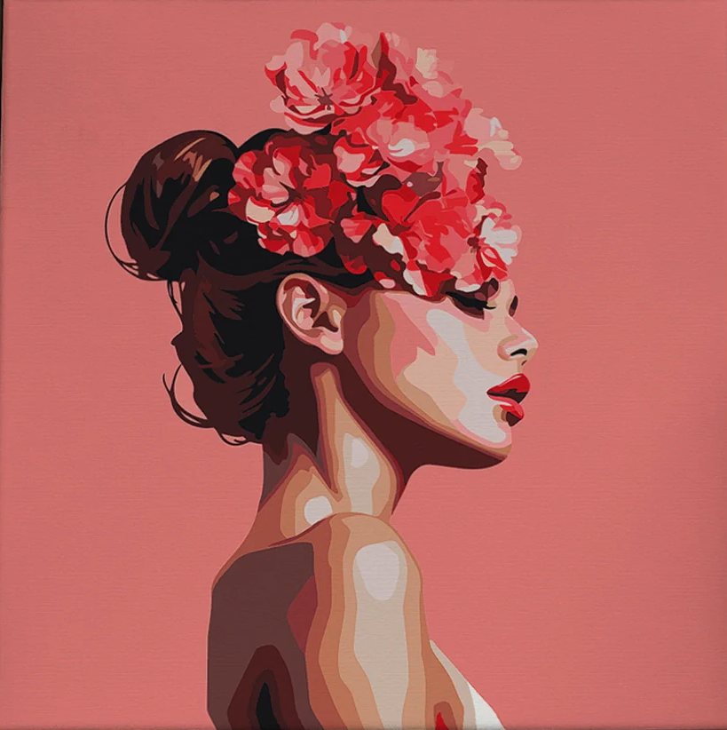 Pintar por Números - Elegancia floral