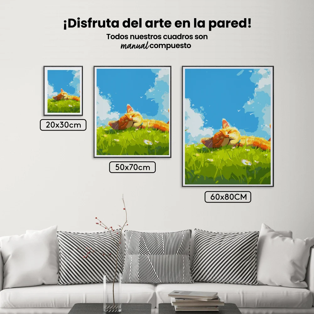 Pintar por Números - Gatita Alegría