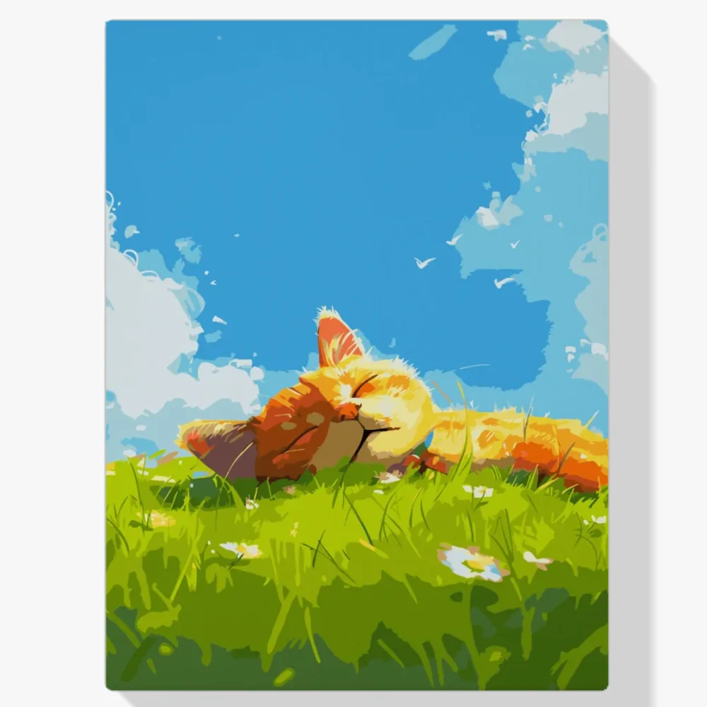 Pintar por Números - Gatita Alegría