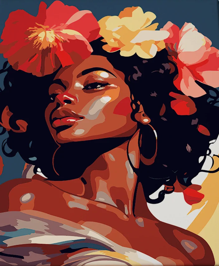 Pintar por Números - Gracia floral