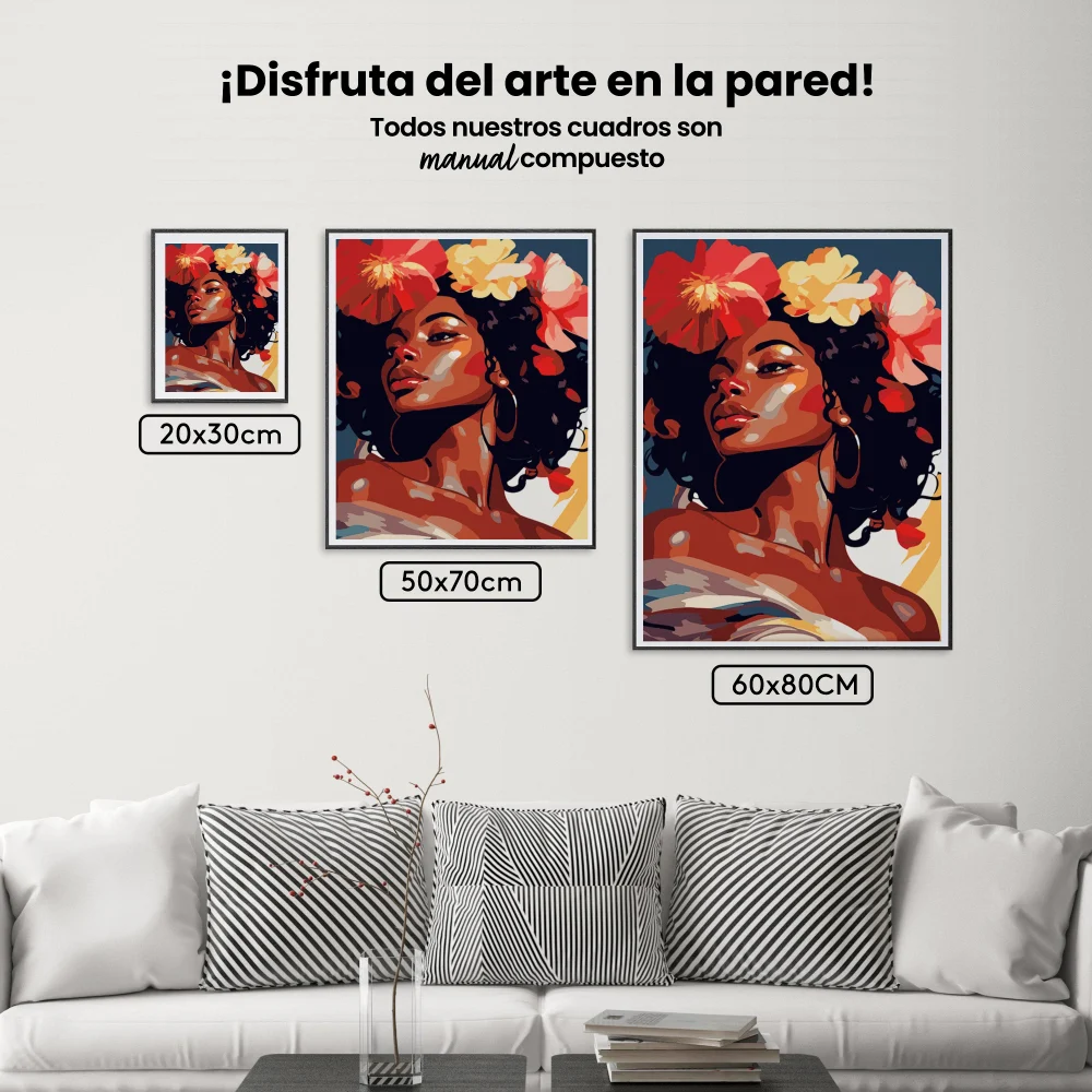 Pintar por Números - Gracia floral