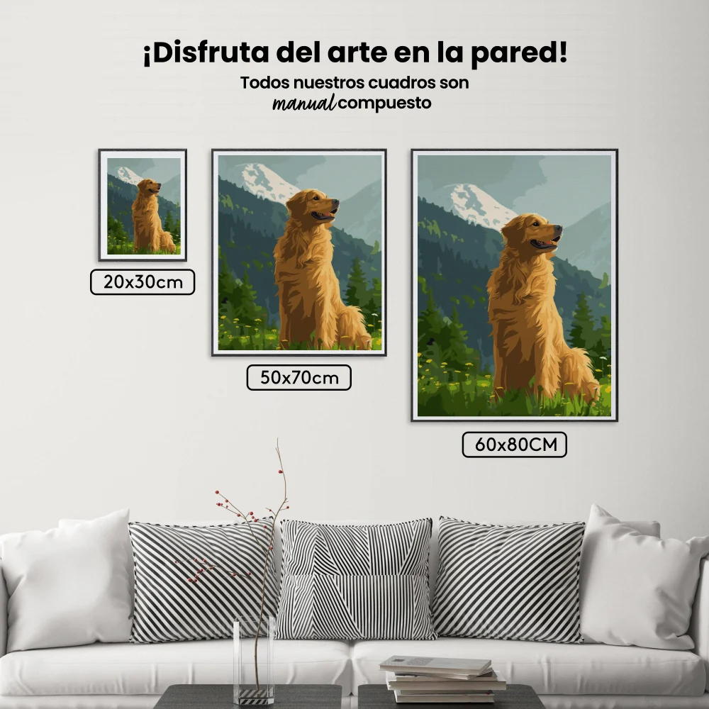 Pintar por Números - Perdiguero de montaña