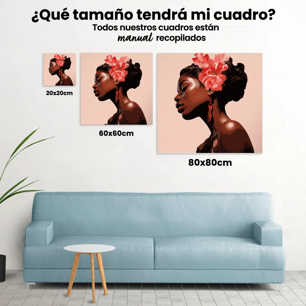 Pintar por Números - Perfil del pétalo